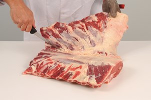 Back Rib Steaks on the bone Meat Cut Spec Step 3